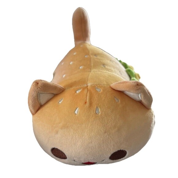 T49-Aphmau Meow-Meows Hamburger Cat Plush MeeMeows CatFace 10” Burger - Picture 3 of 6